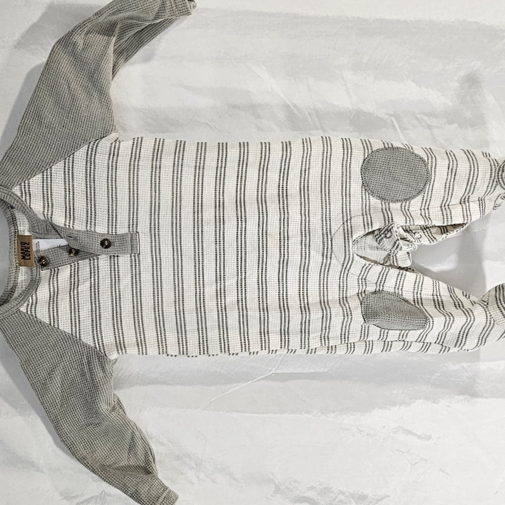 Cozy Striped Kids Footie. # 035